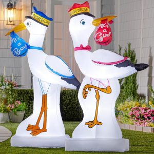 5-Ft. Baby Announcement Inflatables  |  Outdoor Decor Garden & Outdoors Outdoor Decor