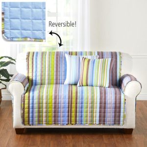 Aidan Stripe Furniture Covers  |  Slipcovers Home Decor Slipcovers