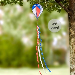 Americana Air Balloon Windstock  |  Outdoor Decor Garden & Outdoors Outdoor Decor