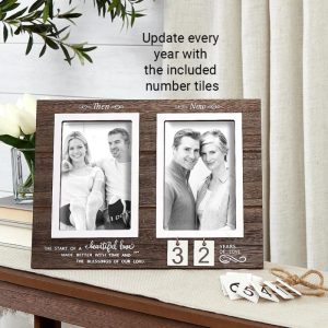 Anniversary Then And Now Photo Frame  |  Decorative Accents Decorative Accents Decorative Accents