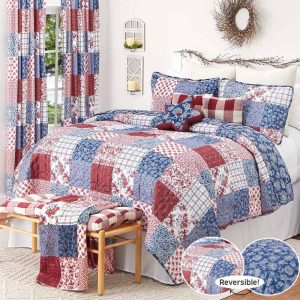 Callisi Americana Quilt Ensemble  |  Throws & Accent Pillows Home Decor Throws & Accent Pillows