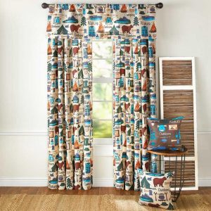 Campsite Window Curtain  |  Curtains & Window Coverings Curtains & Window Coverings Curtains & Window Coverings