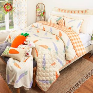 Carrots Quilt Ensemble  |  Throws & Accent Pillows Home Decor Throws & Accent Pillows