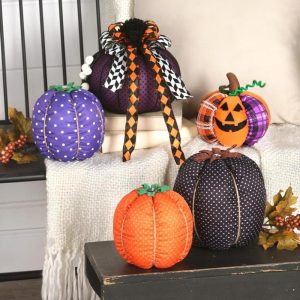 Decorative Plush Halloween Pumpkins  |  Decorative Accents Decorative Accents Decorative Accents