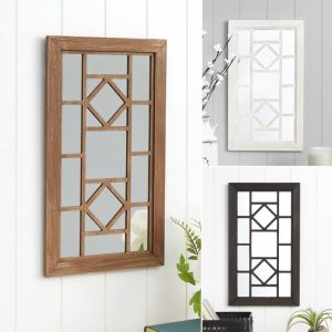 Decorative Wooden Mirror  |  Wall Art & Frames Home Decor Wall Art & Frames