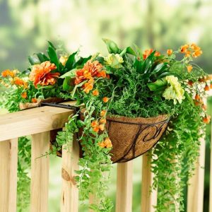 Double-Sided Coir Railing Planters  |  Planters & Gardening Garden & Outdoors Planters & Gardening