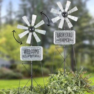 Farm Wind Spinner Stake  |  Garden Accents Garden & Outdoors Garden Accents