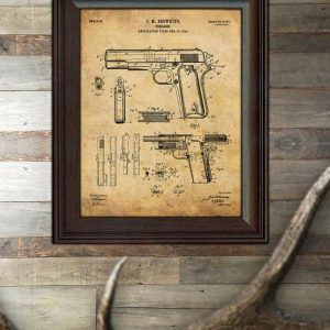 Framed U.S. Patent Wall Art  |  Wall Art & Frames Home Decor Wall Art & Frames