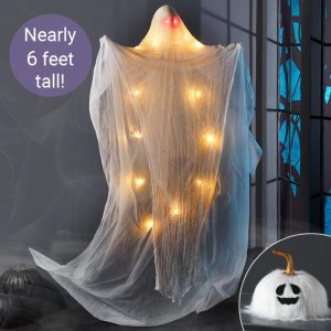 Ghostly White Halloween Accents  |  Decorative Accents Decorative Accents Decorative Accents