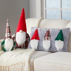 Gnome Accent Pillows  |  Throws & Accent Pillows Home Decor Throws & Accent Pillows