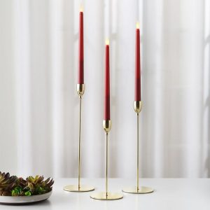 Gold Taper Candleholder  |  Candles & Candleholders Candles & Candleholders Candles & Candleholders