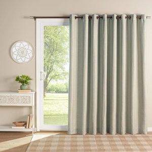 Grasscloth 110″ Room Darkening Patio Panel  |  Curtains & Window Coverings Curtains & Window Coverings Curtains & Window Coverings