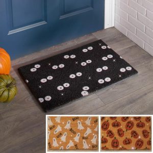 Halloween Led Lighted Coir Doormats  |  Rugs & Doormats Home Decor Rugs & Doormats