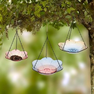 Hanging Glass Birdbaths  |  Garden Accents Garden & Outdoors Garden Accents