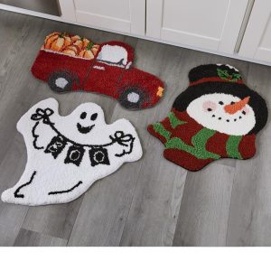 Holiday Shaped Accent Rugs  |  Rugs & Doormats Home Decor Rugs & Doormats