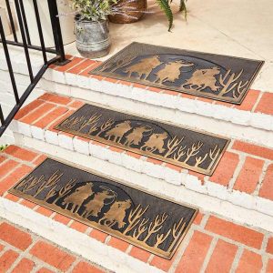 Home On The Range Set Of 2 Stair Treads And Doormat  |  Rugs & Doormats Home Decor Rugs & Doormats