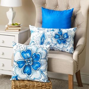 Indigo Garden Accent Pillows  |  Throws & Accent Pillows Home Decor Throws & Accent Pillows