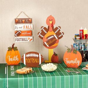 It’S Not Fall Without Football Decor  |  Decorative Accents Decorative Accents Decorative Accents