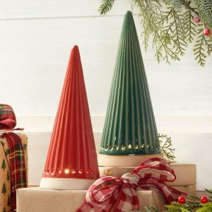 Lighted Ceramic Tabletop Trees  |  Decorative Accents Decorative Accents Decorative Accents