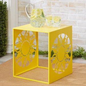 Metal Icon Side Tables  |  Outdoor Furniture Garden & Outdoors Outdoor Furniture