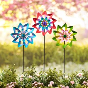 Metal Windspinner Stakes  |  Garden Accents Garden & Outdoors Garden Accents