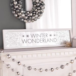 Mirrored Wall Sign  |  Wall Art & Frames Home Decor Wall Art & Frames