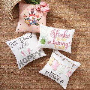 Novelty Easter Decorative Pillows  |  Throws & Accent Pillows Home Decor Throws & Accent Pillows