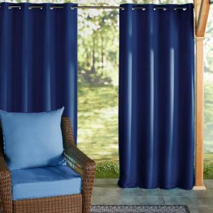 Outdoor Cabana Stripe Or Solid Curtain  |  Outdoor Decor Garden & Outdoors Outdoor Decor