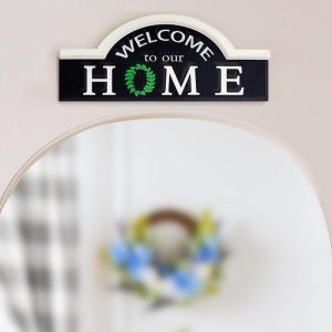 Over-The-Door Welcome Sign  |  Wall Art & Frames Home Decor Wall Art & Frames