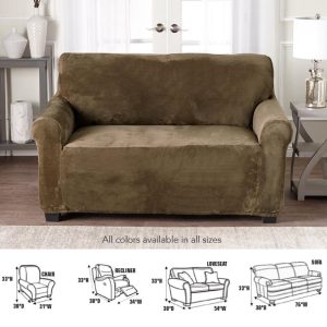 Plush Stretch Slipcovers  |  Slipcovers Home Decor Slipcovers