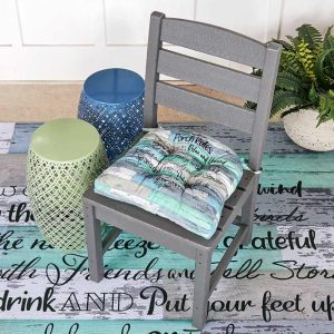 Porch Rules Indoor / Outdoor Chair Cushion  |  Slipcovers Home Decor Slipcovers