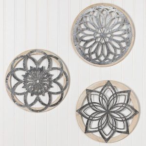 Round Metal Accent Wall Art  |  Decorative Accents Decorative Accents Decorative Accents