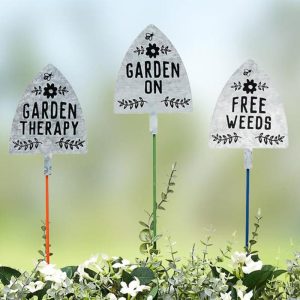 Set Of 3 Garden Signs  |  Garden Accents Garden & Outdoors Garden Accents