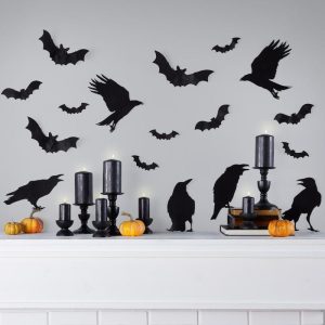 Sets Of 10 Bats Or Crows  |  Decorative Accents Decorative Accents Decorative Accents