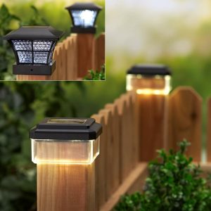 Sets Of 2 Solar Post Cap Lights  |  Solar & Outdoor Lighting Garden & Outdoors Solar & Outdoor Lighting