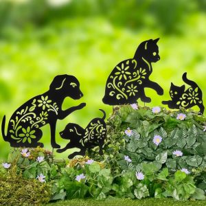 Silhouette Animal Stake  |  Outdoor Decor Garden & Outdoors Outdoor Decor