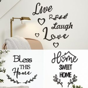 Simple Saying Wall Art Sets  |  Decorative Accents Decorative Accents Decorative Accents