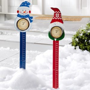 Snow Gauge & Thermometers  |  Outdoor Decor Garden & Outdoors Outdoor Decor