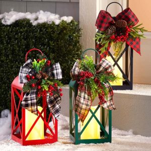 Solar Holiday Lanterns  |  Solar & Outdoor Lighting Garden & Outdoors Solar & Outdoor Lighting