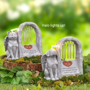 Solar Pet Memorial Statues  |  Garden Accents Garden & Outdoors Garden Accents