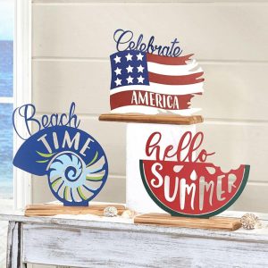 Summer Icon Tabletop Signs  |  Decorative Accents Decorative Accents Decorative Accents