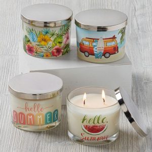 Summer Scent Jar Candles  |  Candles & Candleholders Candles & Candleholders Candles & Candleholders