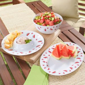 Summertime Melamine Serving Pieces  |  Outdoor BBQ & Grill Garden & Outdoors Outdoor BBQ & Grill