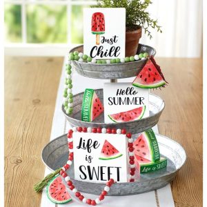 Summertime Watermelon Decor Accents  |  Decorative Accents Decorative Accents Decorative Accents