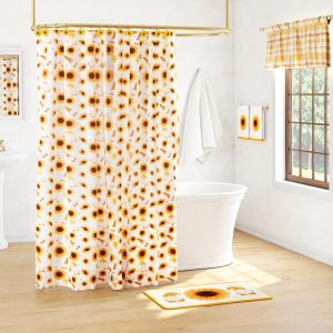 Sunflower Gnomes Bath Collection  |  Curtains & Window Coverings Curtains & Window Coverings Curtains & Window Coverings