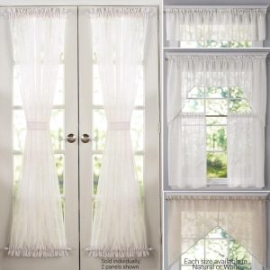 Textured Linen Blend Curtain Ensemble  |  Curtains & Window Coverings Curtains & Window Coverings Curtains & Window Coverings