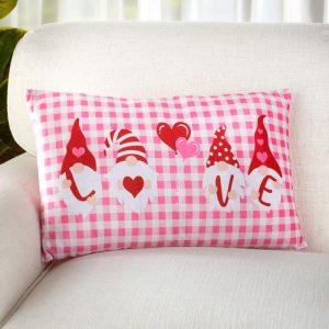 Valentine’S Day Gnome Pillow  |  Throws & Accent Pillows Home Decor Throws & Accent Pillows