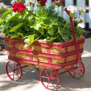 Wagon Planter With Liner  |  Outdoor Decor Garden & Outdoors Outdoor Decor