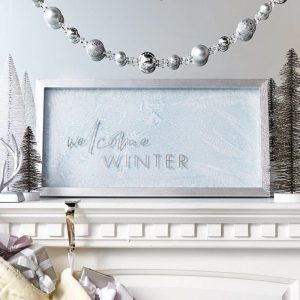 Welcome Winter Wall Art  |  Wall Art & Frames Home Decor Wall Art & Frames