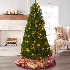 6-Ft. Pre-Lit Pop-Up Christmas Trees  |  Wreaths & Florals Home Decor Wreaths & Florals